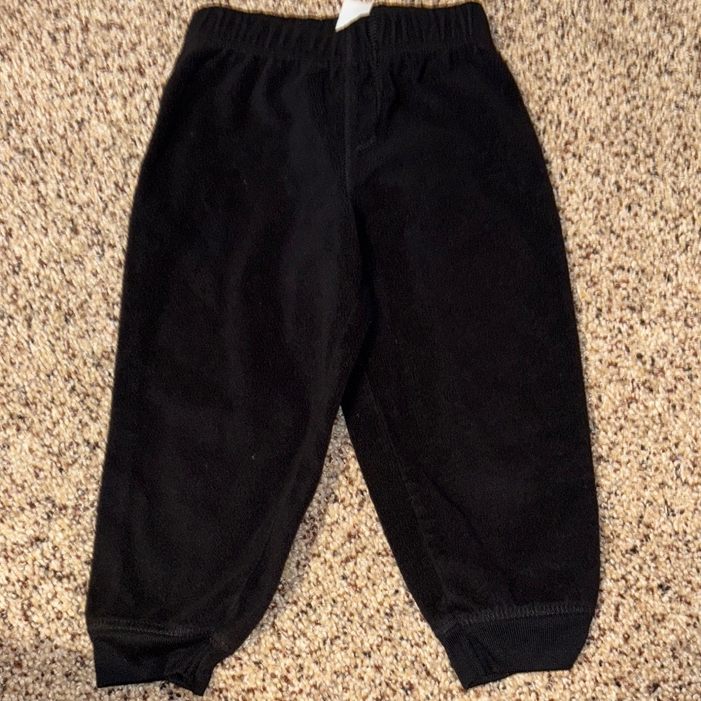 Carter's Black Sweatpants Relaxed Fit Joggers